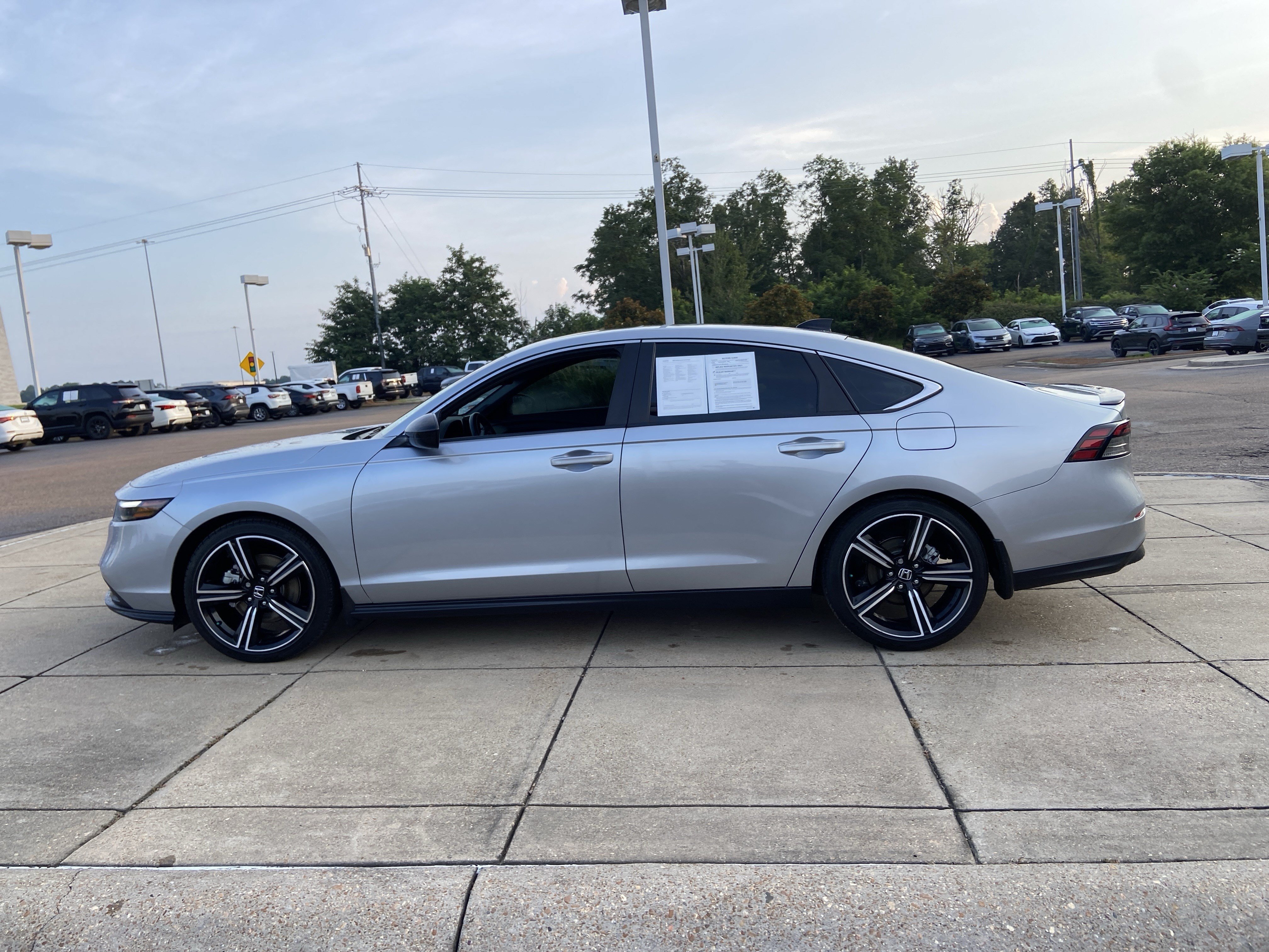 Used 2024 Solar Silver Metallic Honda Sport image 7