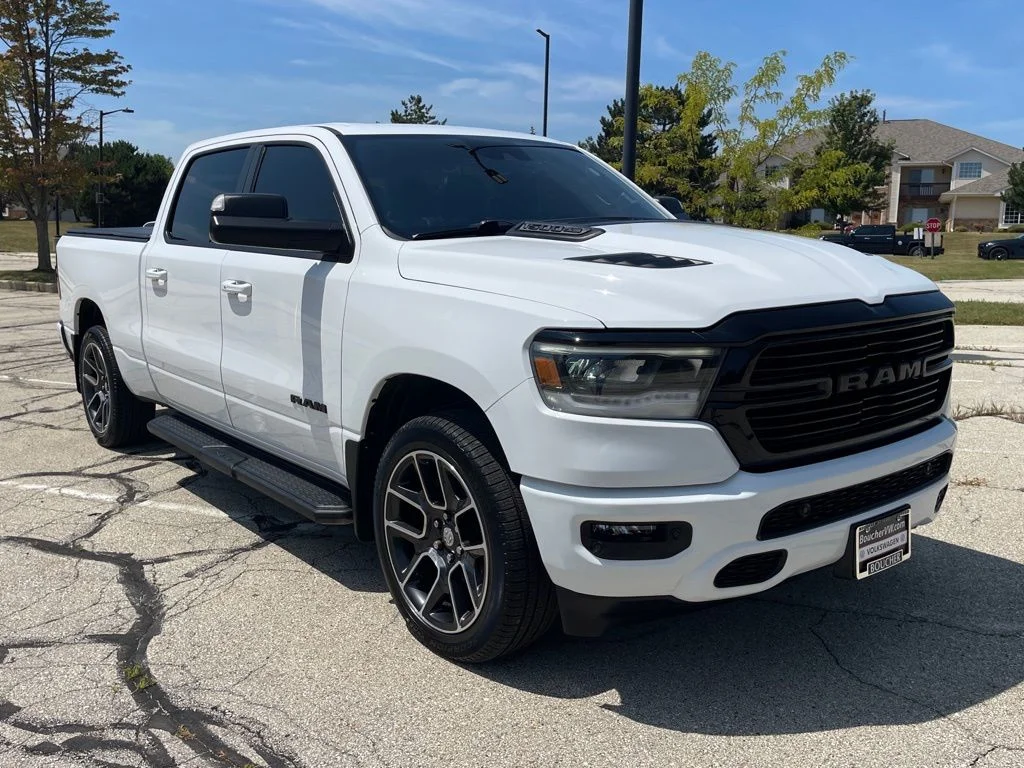 Used 2021 Bright White Clearcoat Ram Sport image 7