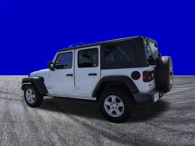 Certified Used 2021 Bright White Clearcoat Jeep Unlimited Sport S image 6