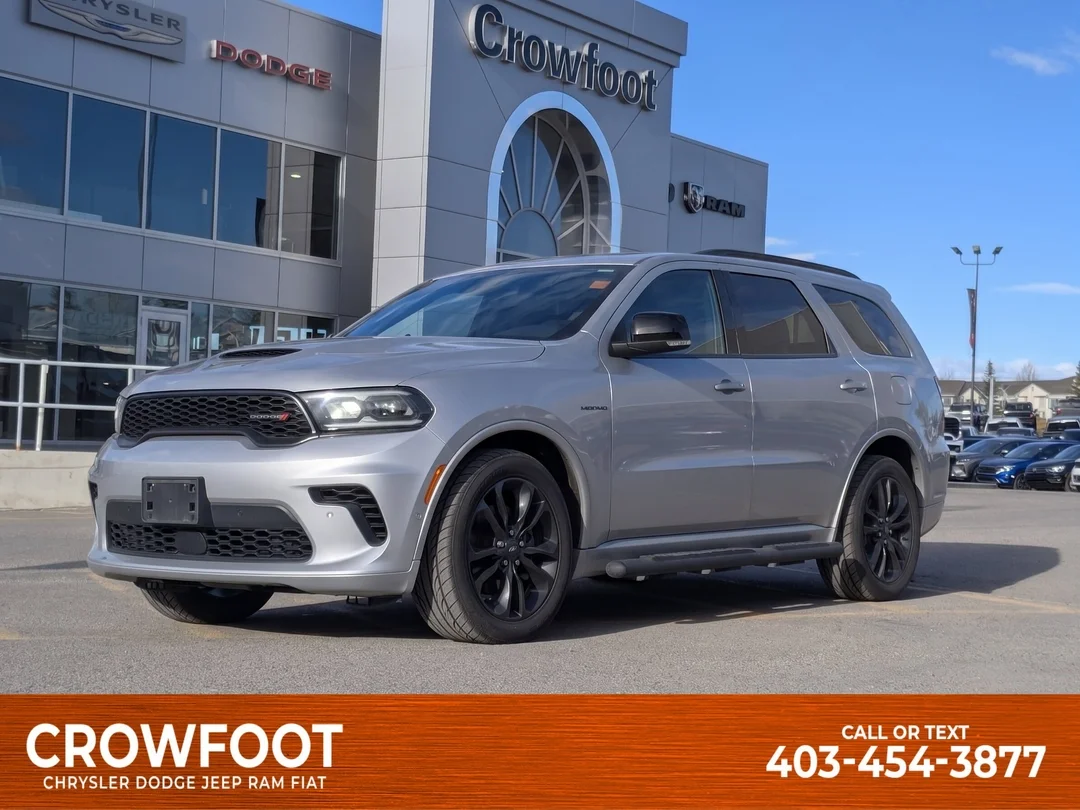 Certified Used 2024 triple nickel Dodge R/T Plus - - AWD - Blacktop Pkg - Fold N Tumble 2nd row - Nappa Leather & More! image 1