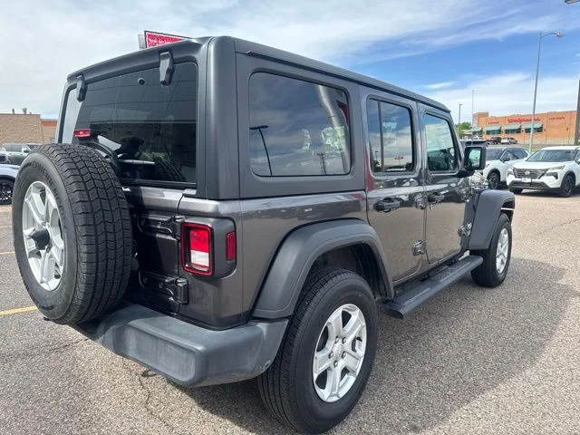 Used 2021 Crystal Metallic Jeep Unlimited Sport S image 3