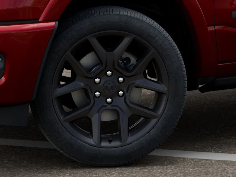 New 2027 Molten Red Pearl-Coat Exterior Paint RAM Laramie Night Edition image 8