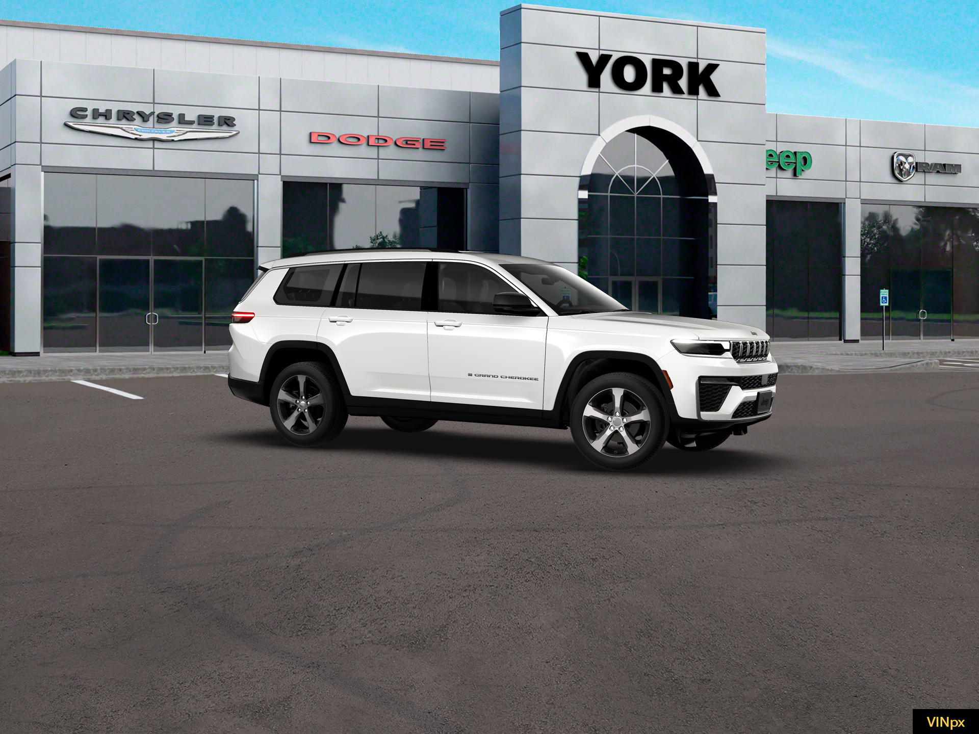 New 2026 Bright White Clear-Coat Exterior Paint Jeep Limited image 10