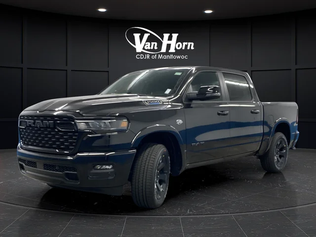 New 2026 Diamond Black Crystal Pearl-Coat Exterior Paint RAM Big Horn/Lone Star image 3