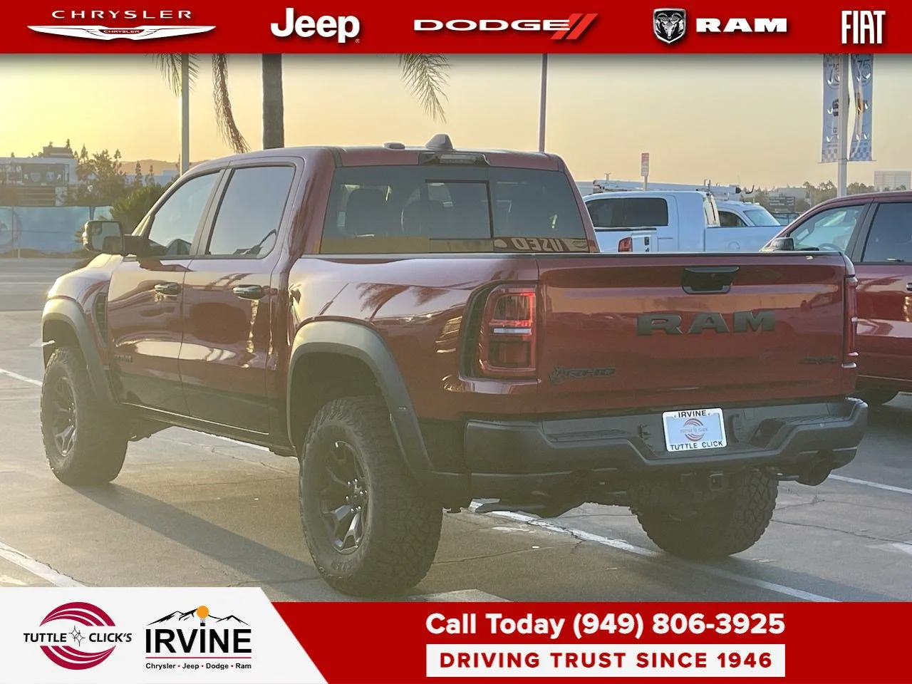 New 2027 Molten Red Pearl-Coat Exterior Paint RAM RHO image 10