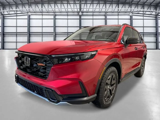 New 2027 Radiant Red Metallic Honda TrailSport Hybrid AWD image 1
