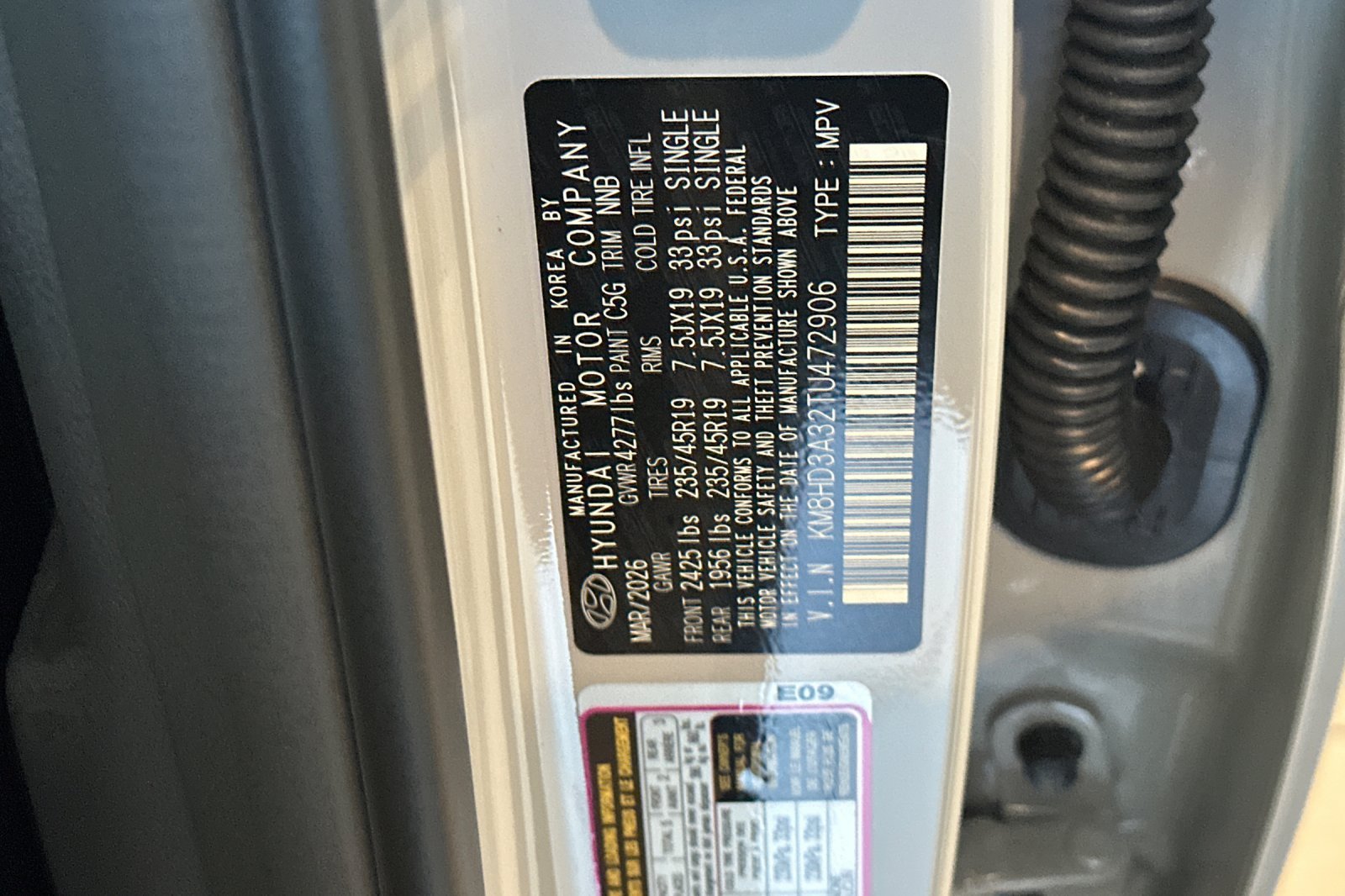 New 2026 Cyber Gray Metallic Hyundai SEL Premium image 28