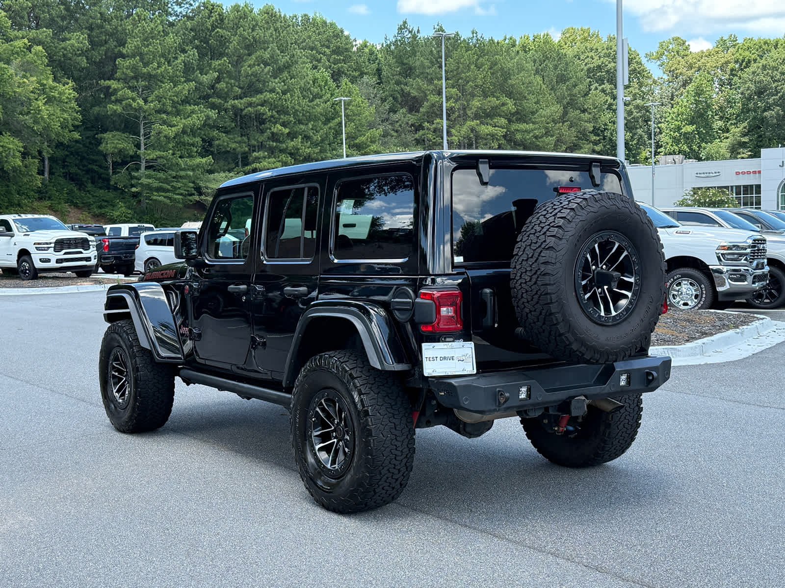 Used 2024 Black Clearcoat Jeep Rubicon X image 3