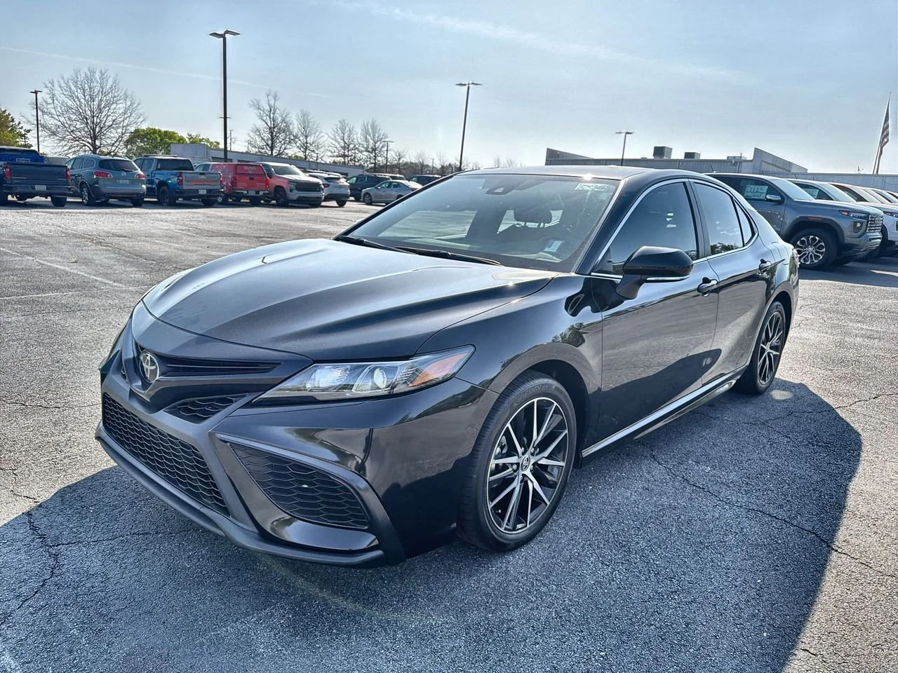 Used 2024 Black Toyota SE image 4