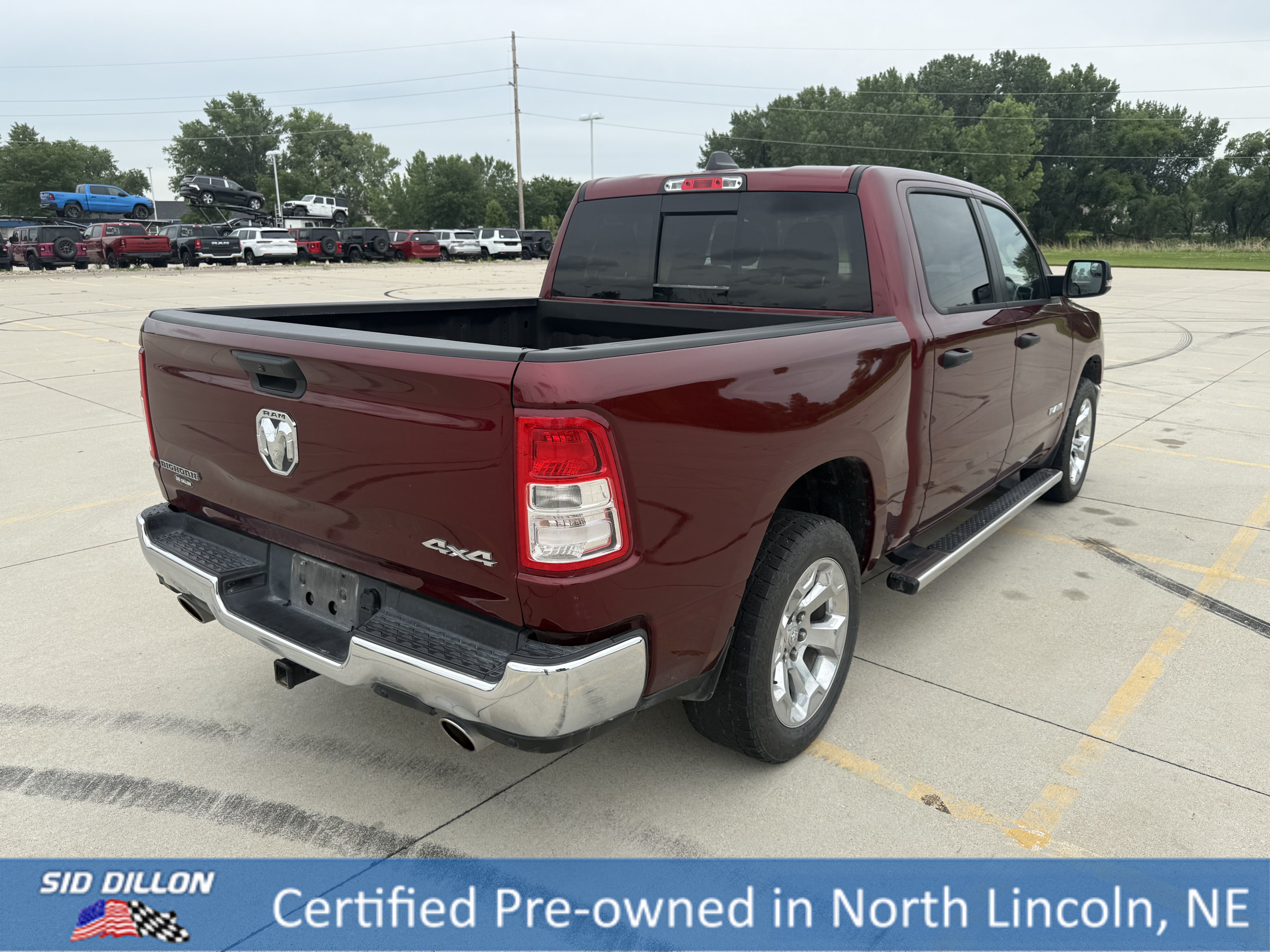 Used 2023 Delmonico Red Pearlcoat Ram Big Horn image 8