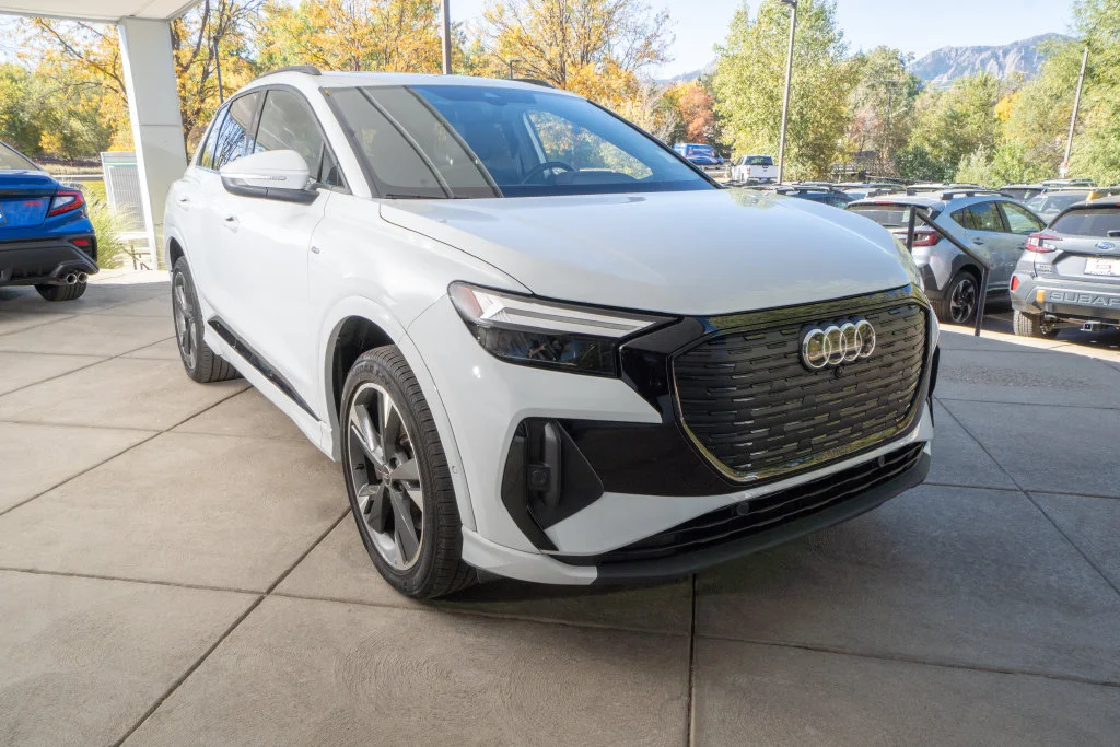 Used 2023 Audi Q4 e-tron Premium Plus with VIN WA1L2BFZ8PP065926 for sale in Boulder, CO
