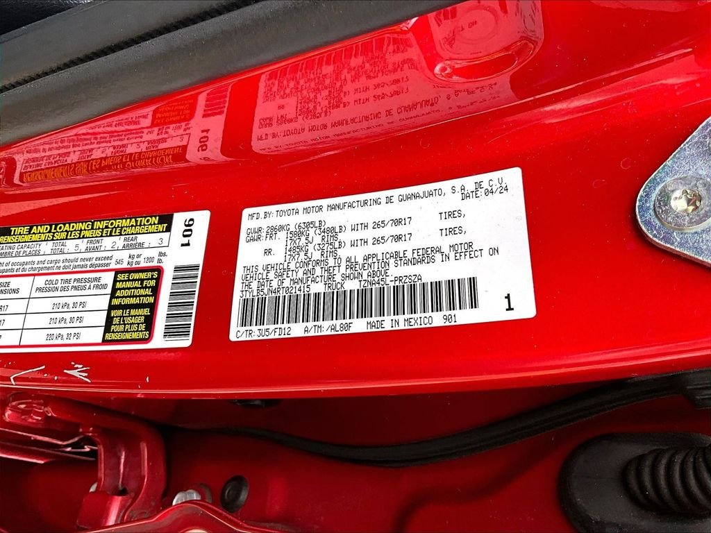 Used 2024 Red Toyota TRD Off-Road image 35