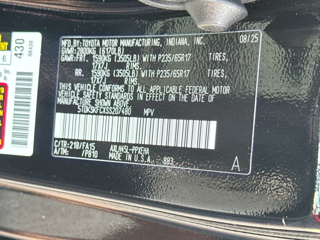 Used 2025 Black Toyota LE image 48