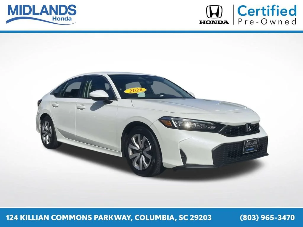 Certified Used 2026 Platinum White Pearl Honda LX image 33