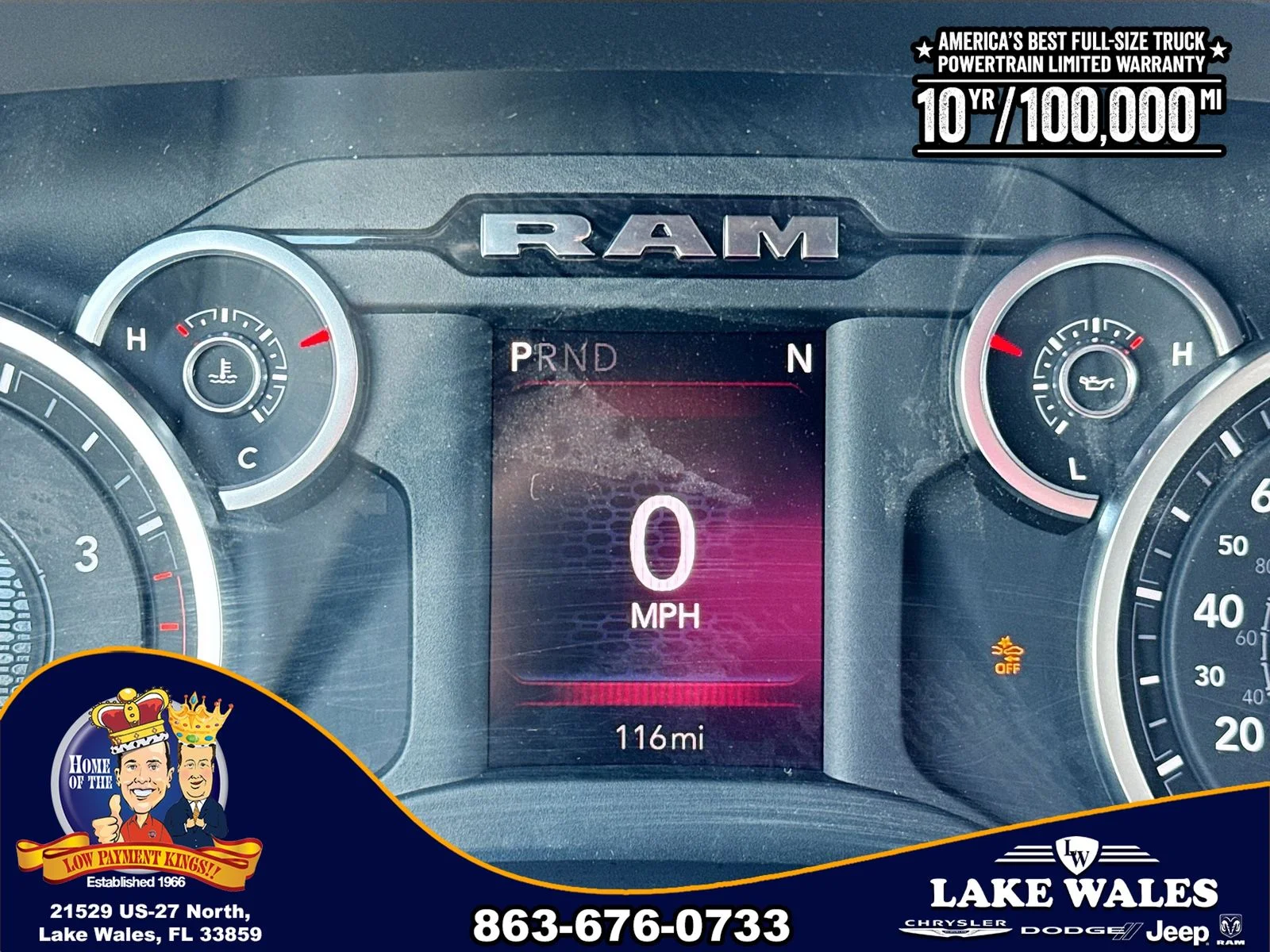 New 2026 Diamond Black Crystal Pearl-Coat Exterior Paint RAM Warlock image 10