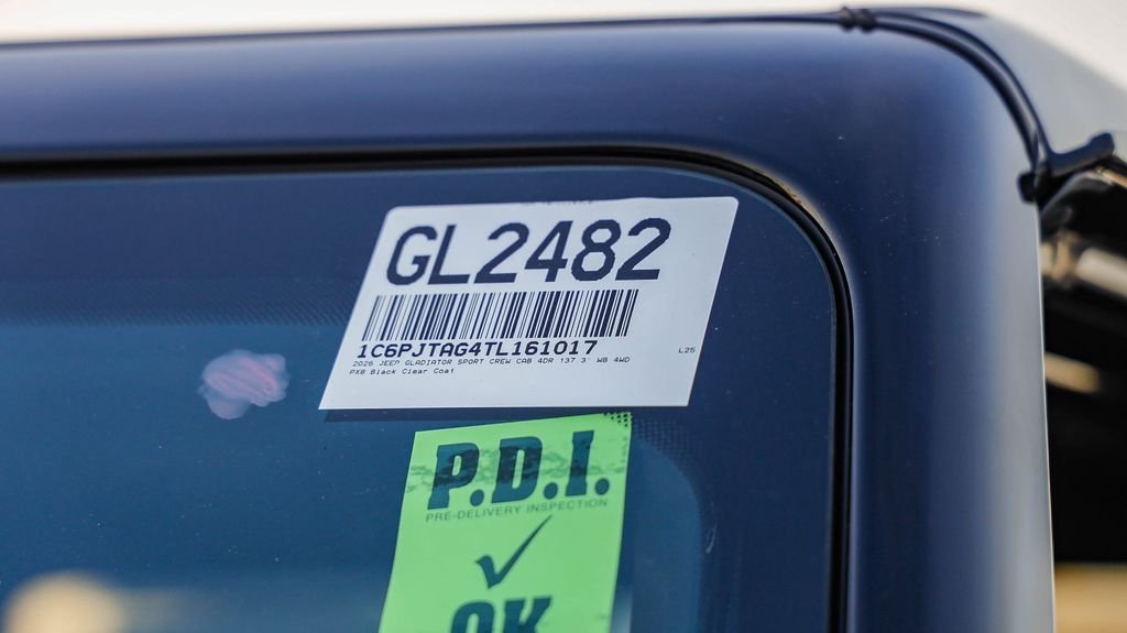 New 2026 Black Clearcoat Jeep Sport S image 29