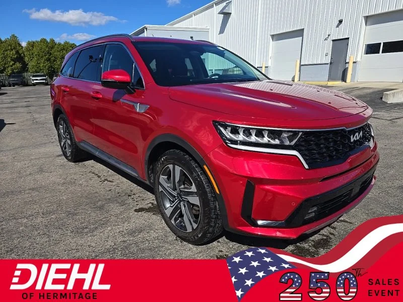 Used 2023 Red Kia EX image 1