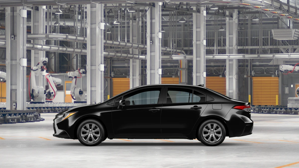 New 2026 Midnight Black Metallic Toyota LE image 4