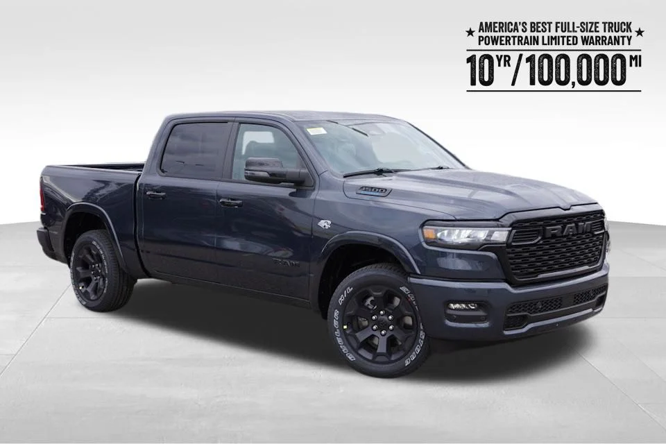 New 2026 Forged Blue Metallic Exterior Paint RAM Big Horn image 1