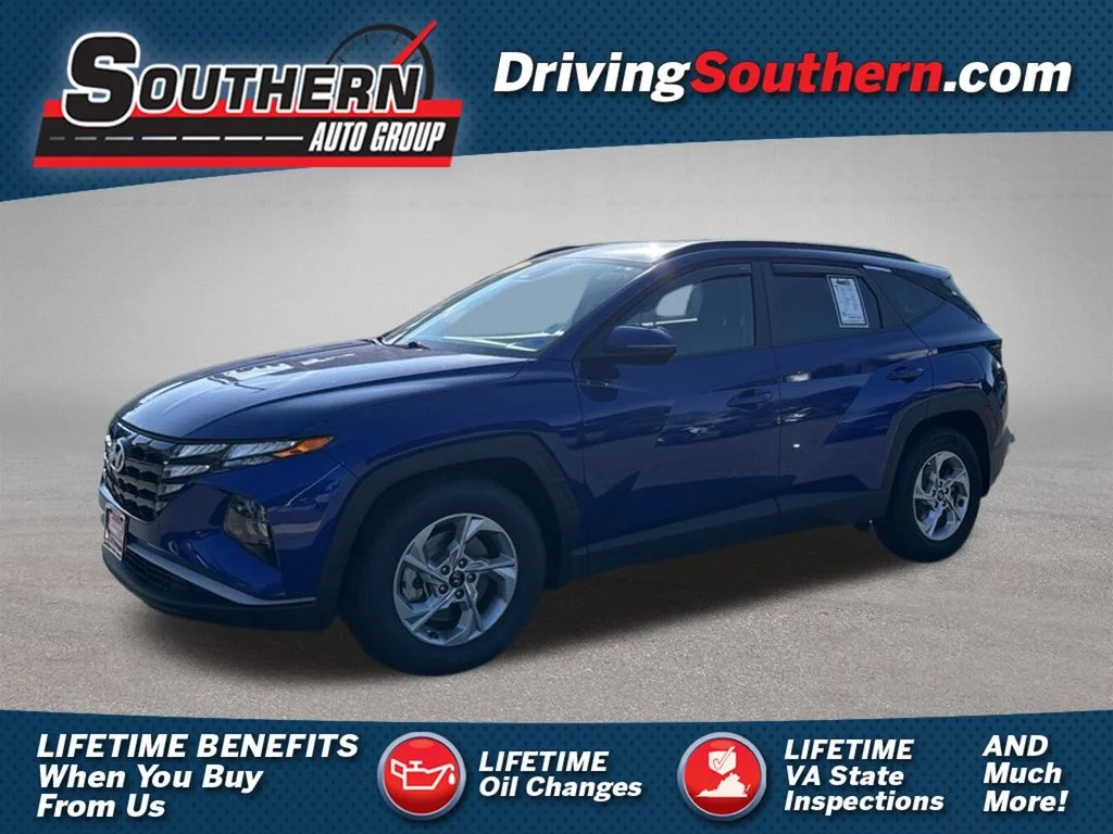 Used 2022 Blue Hyundai SEL image 1
