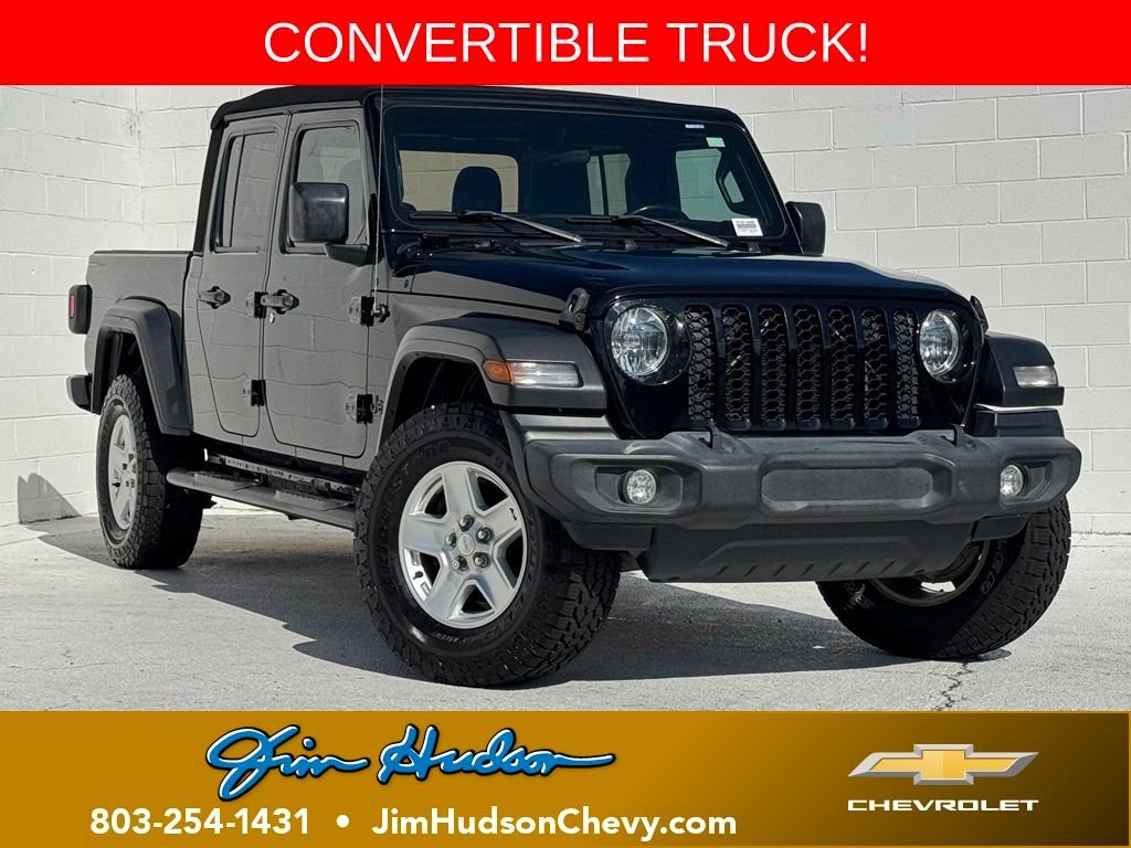 Used 2020 Black Jeep Sport image 1