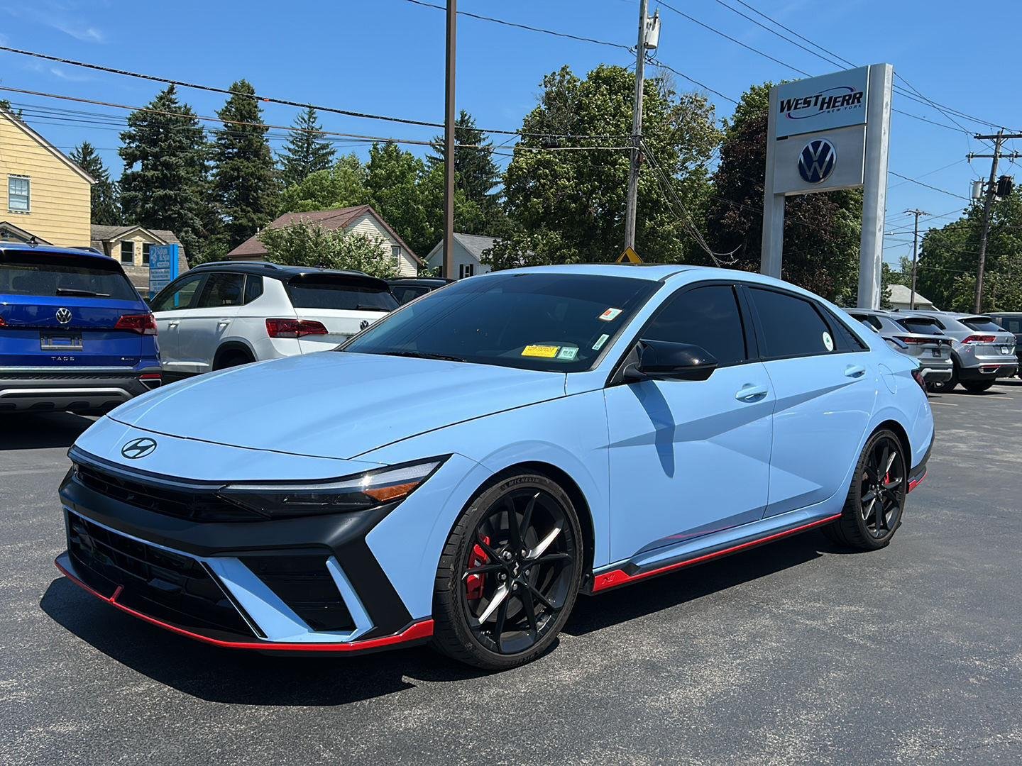 Used 2025 Performance Blue Hyundai Base image 3