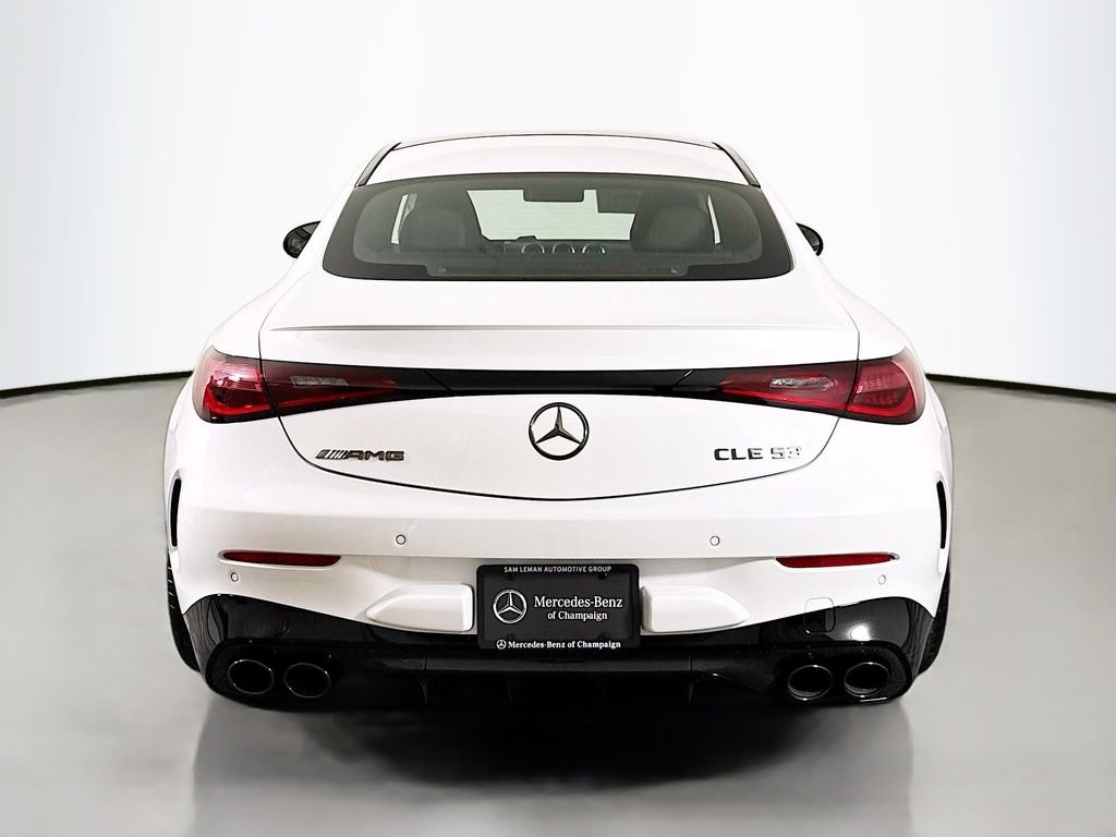 New 2026 MANUFAKTUR Moonlight White Metallic Mercedes-Benz AMG® CLE 53 4MATIC+ Coupe image 6