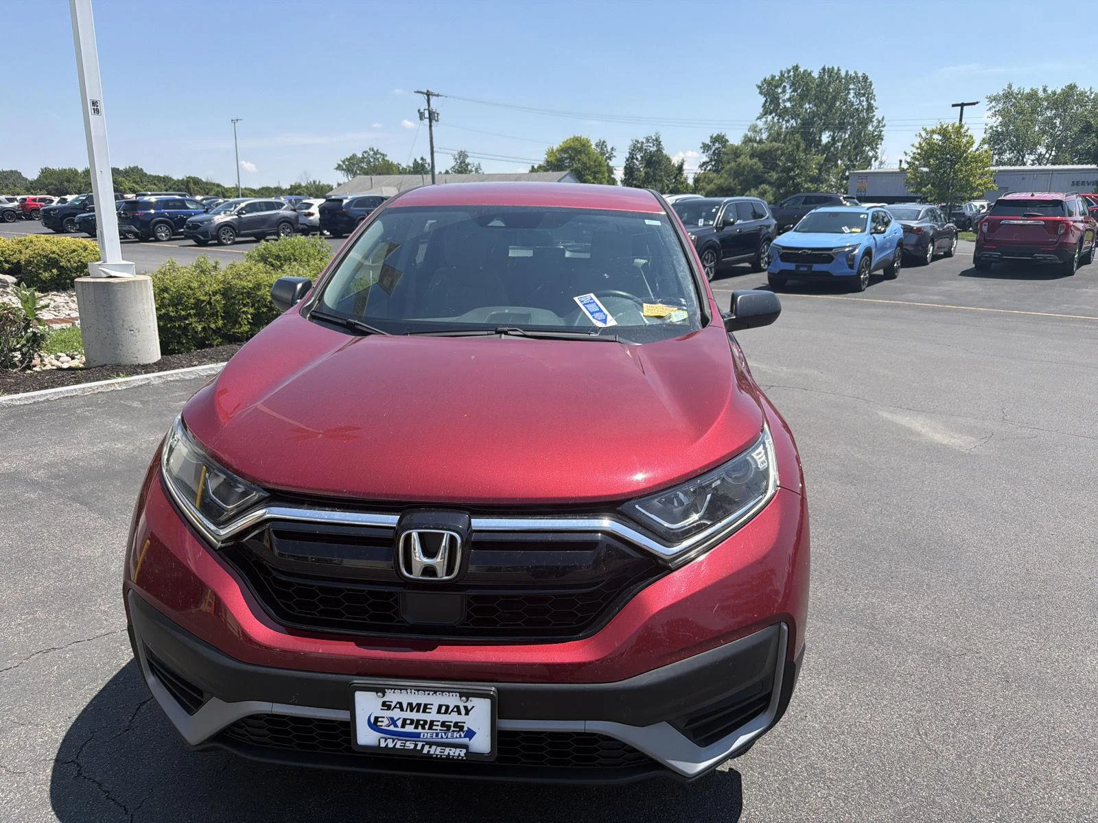 Used 2020 Radiant Red Metallic Honda  image 12