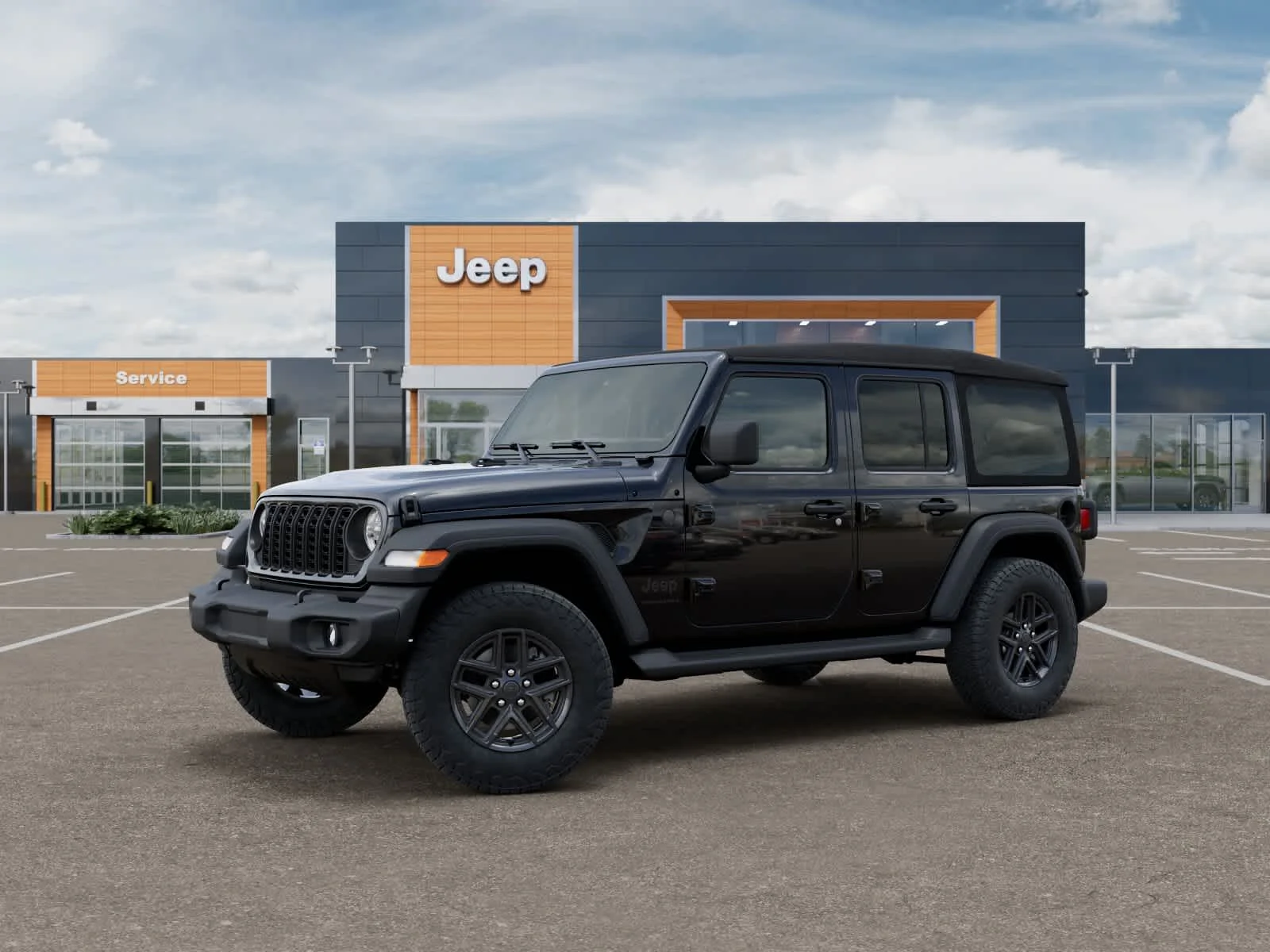 New 2026 Black Clearcoat Jeep Sport S image 2
