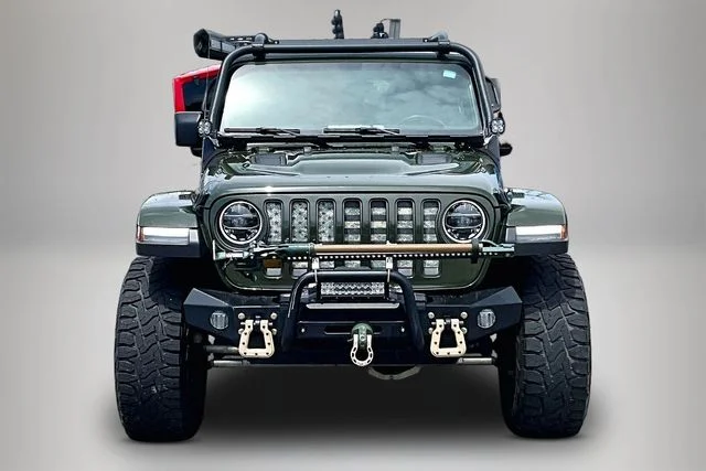 Used 2021 Green Jeep Unlimited Rubicon image 3