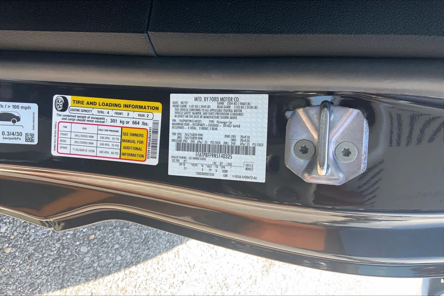 Certified Used 2022 Dark Matter Gray Metallic Ford GT Premium image 32