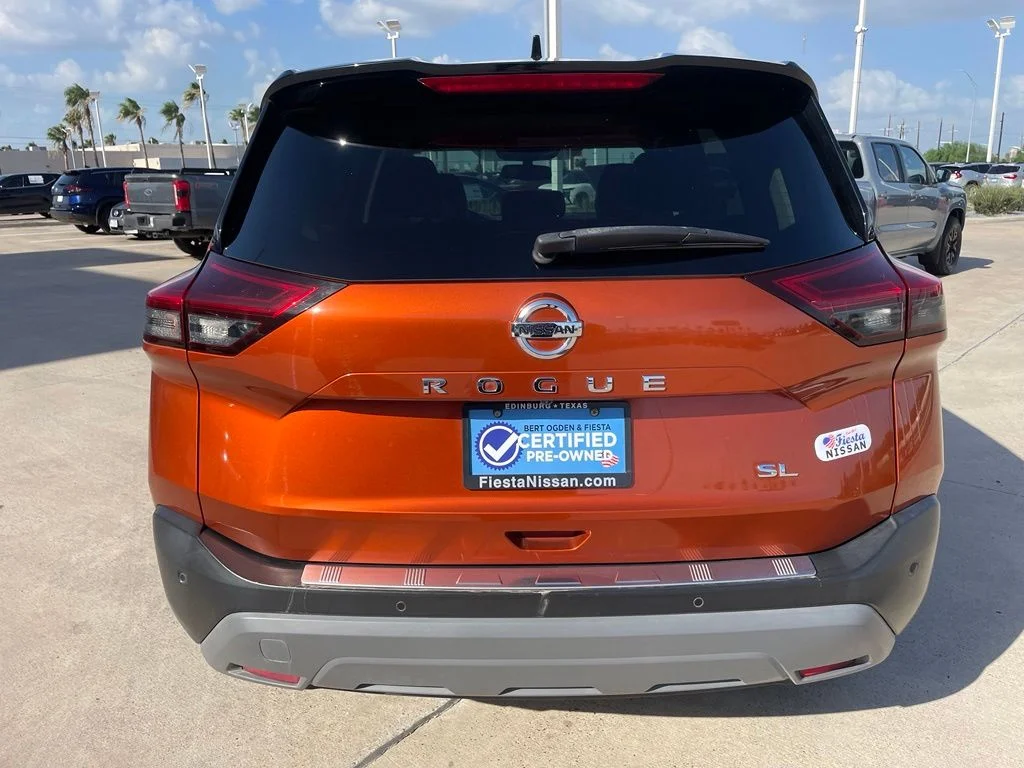 Certified Used 2021 Orange Nissan SL image 6
