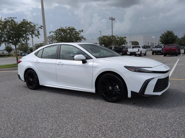 Certified Used 2025 White Toyota SE image 2