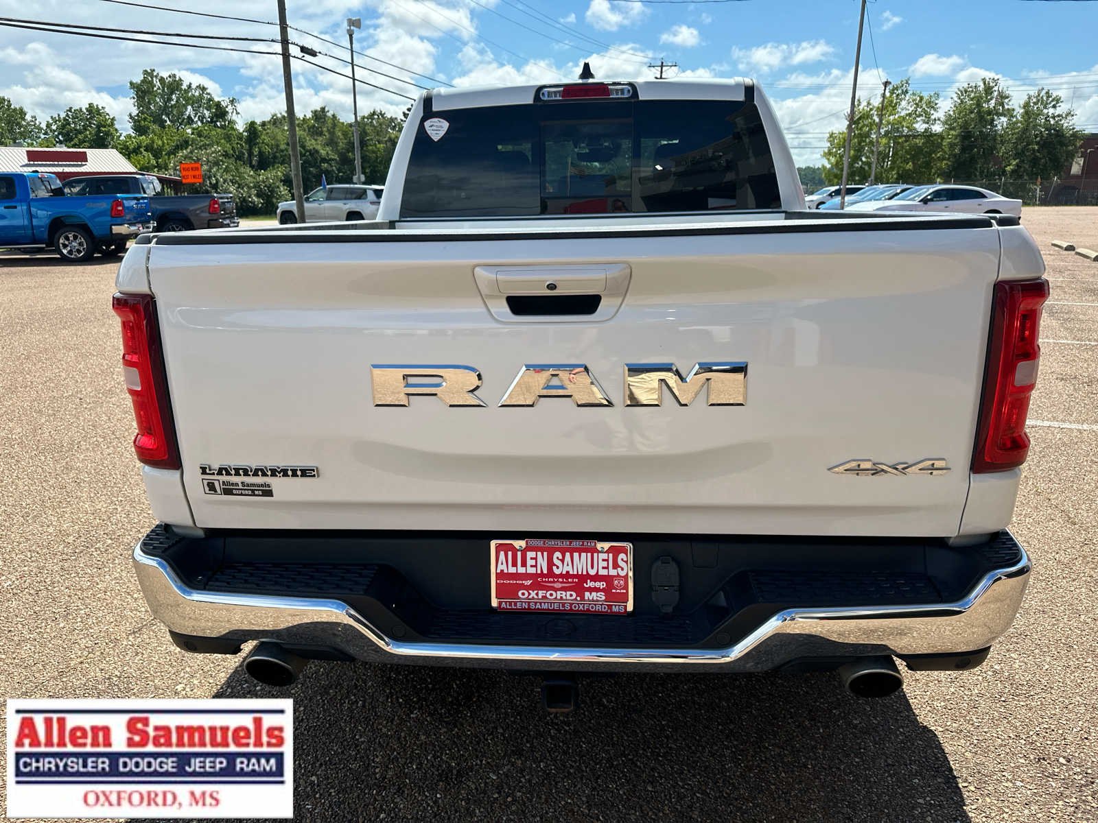 Used 2025 Bright White Clearcoat Ram Laramie image 4