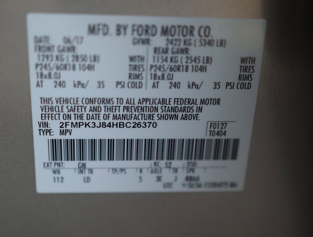 Used 2017 White Ford SEL image 37
