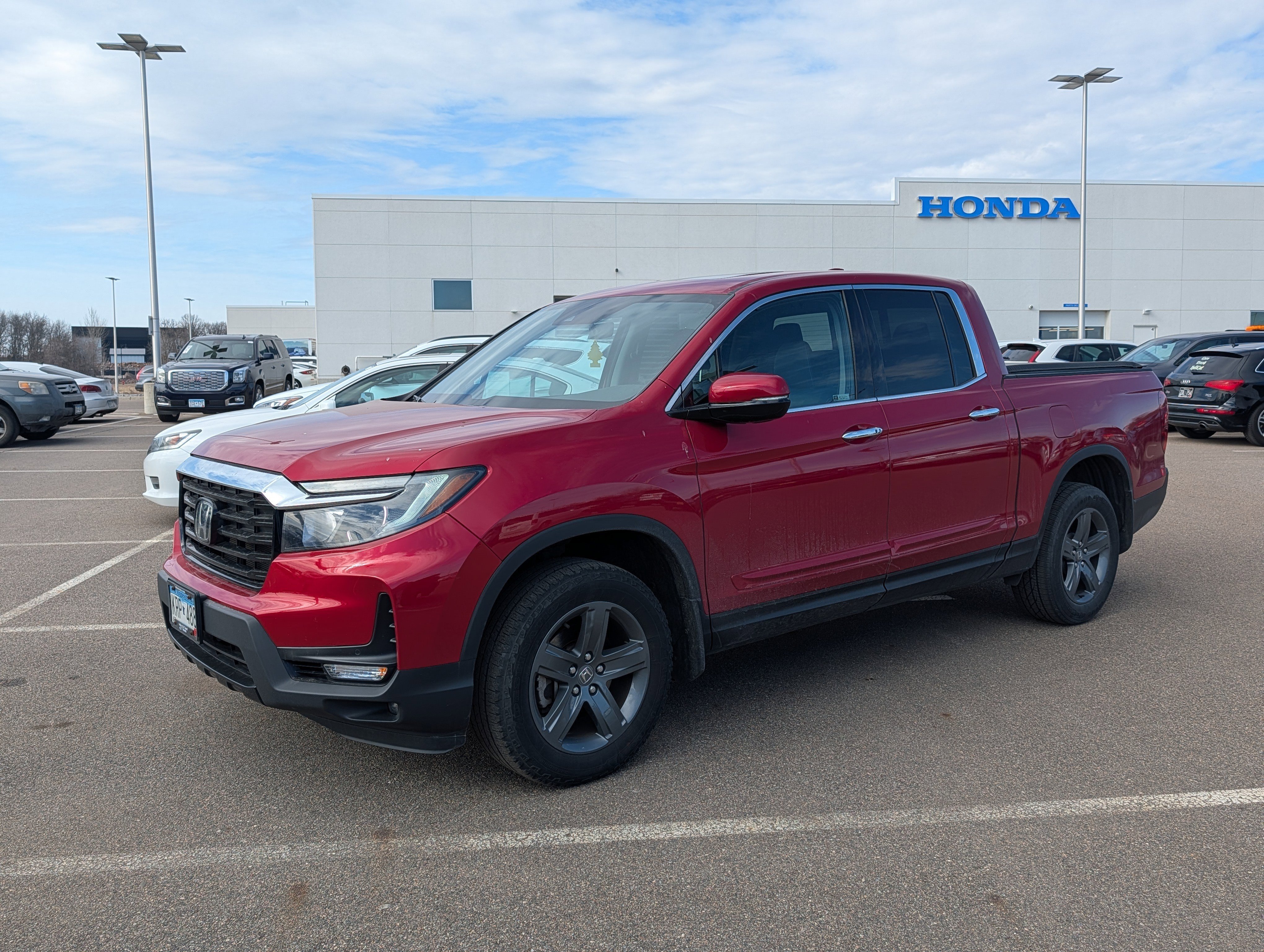 Used 2023 Honda Ridgeline RTL-E with VIN 5FPYK3F75PB027118 for sale in Waite Park, Minnesota