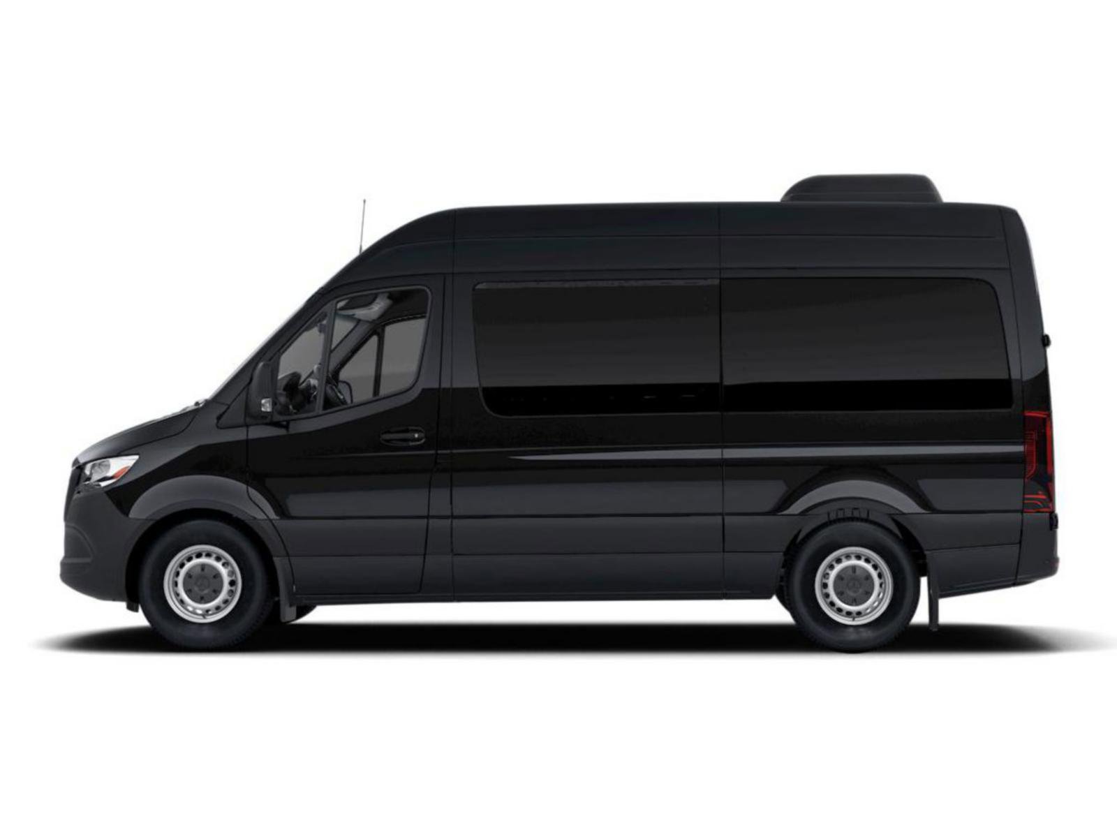 New 2026 Obsidian Black Metallic Mercedes-Benz 2500 High Roof I4 Diesel HO 144 AWD image 3