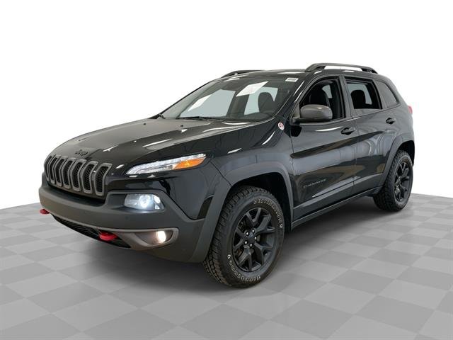 Black 2018 Jeep Cherokee Trailhawk 4WD SUV / Crossover Four-Wheel Drive