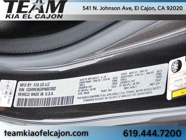 Used 2023 Gray Ram Big Horn/Lone Star image 34
