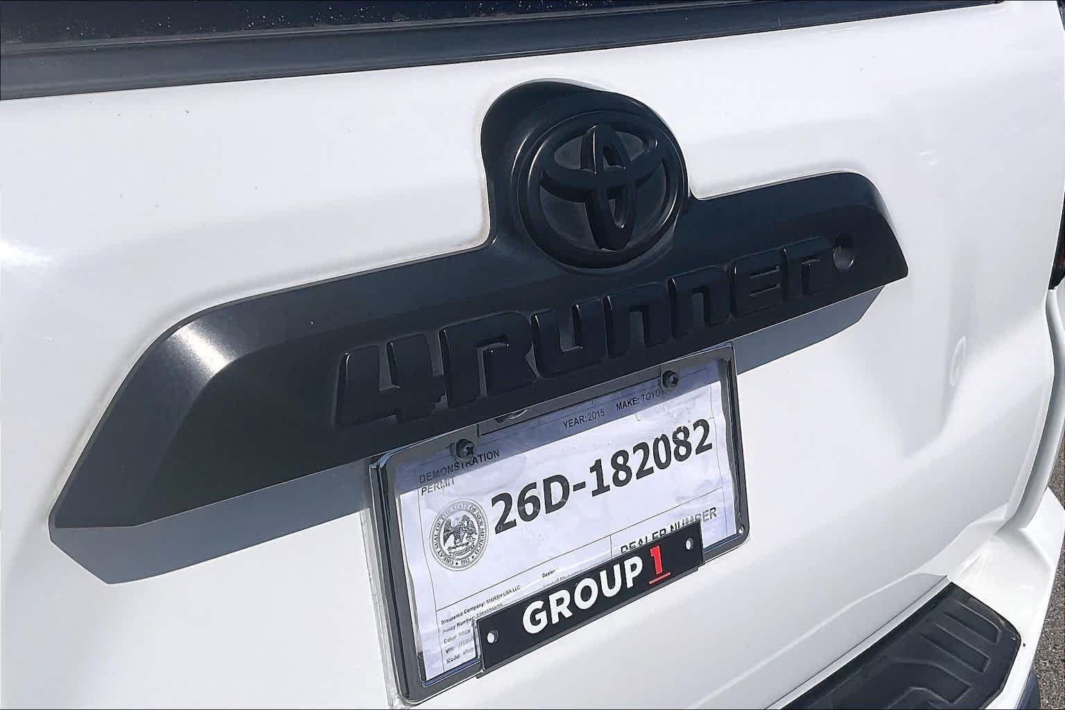 Used 2015 Super White Toyota Trail Premium image 29