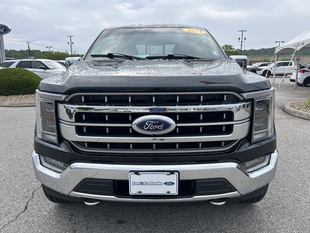 Used 2021 Agate Black Metallic Ford Lariat image 9