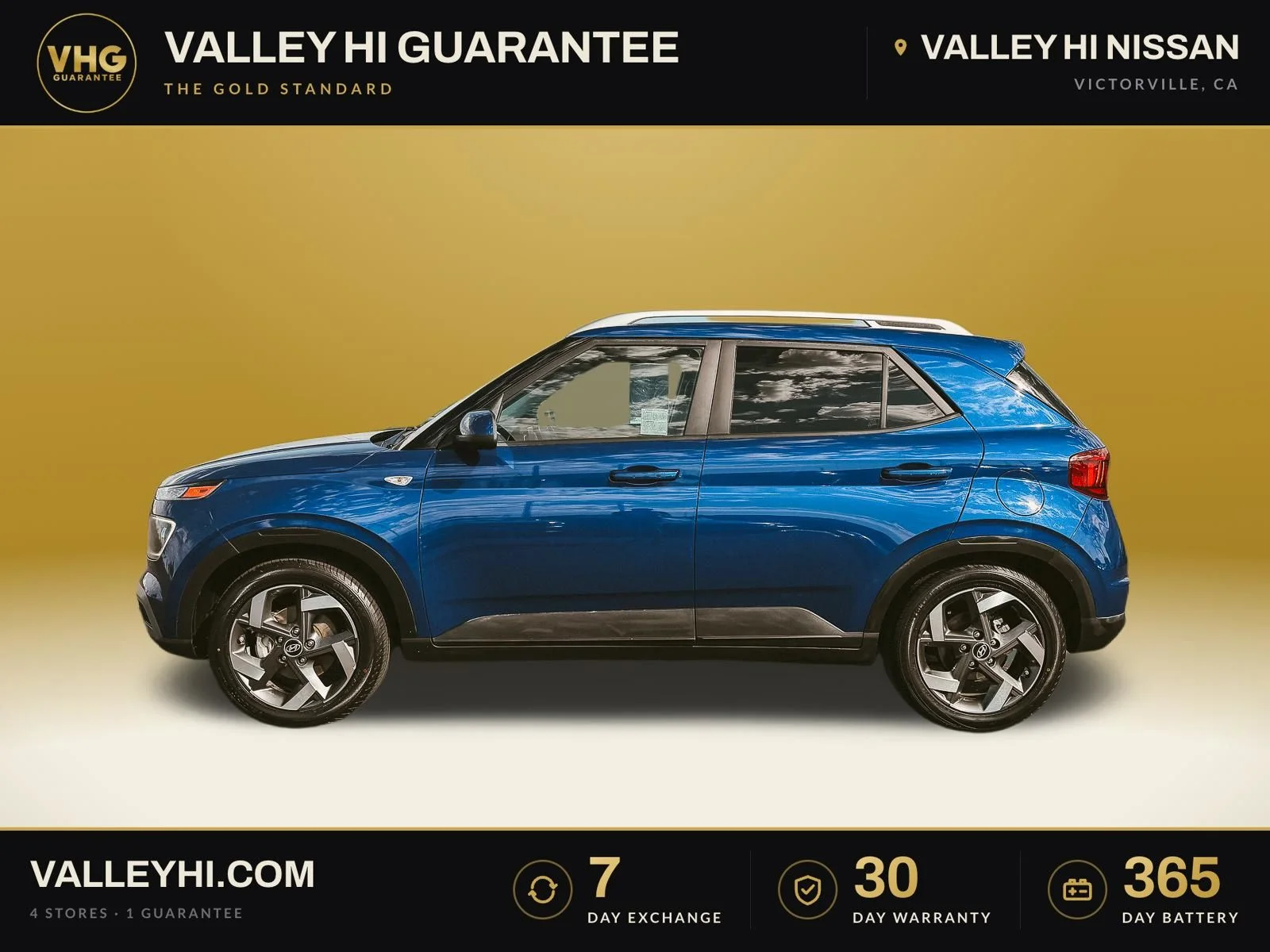 Used 2023 Blue Hyundai Limited image 4