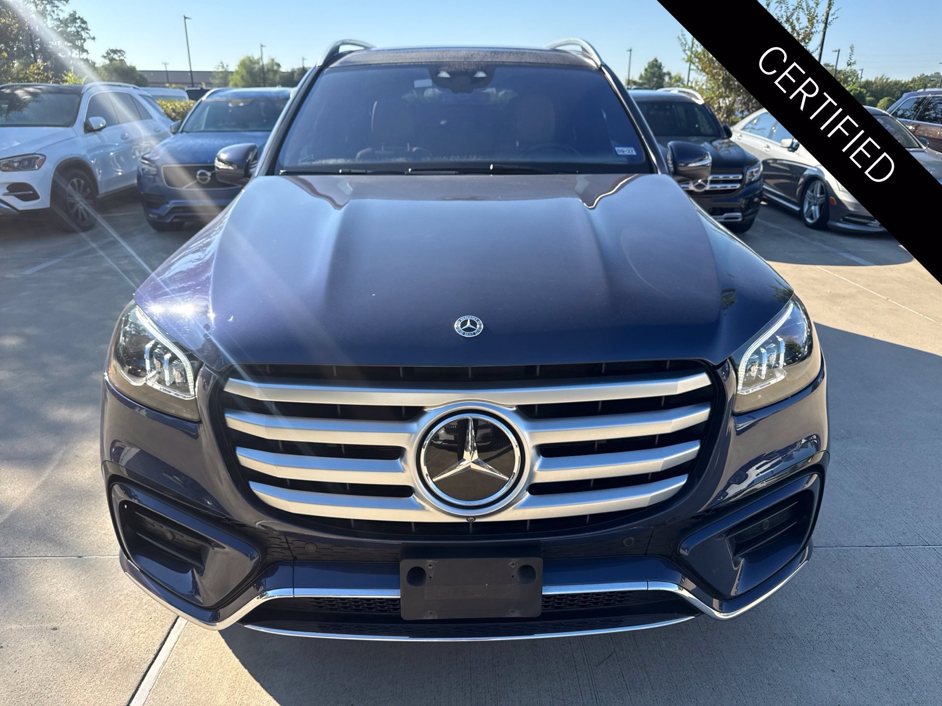 Certified Used 2024 Twilight Blue Metallic Mercedes-Benz GLS 580 image 2