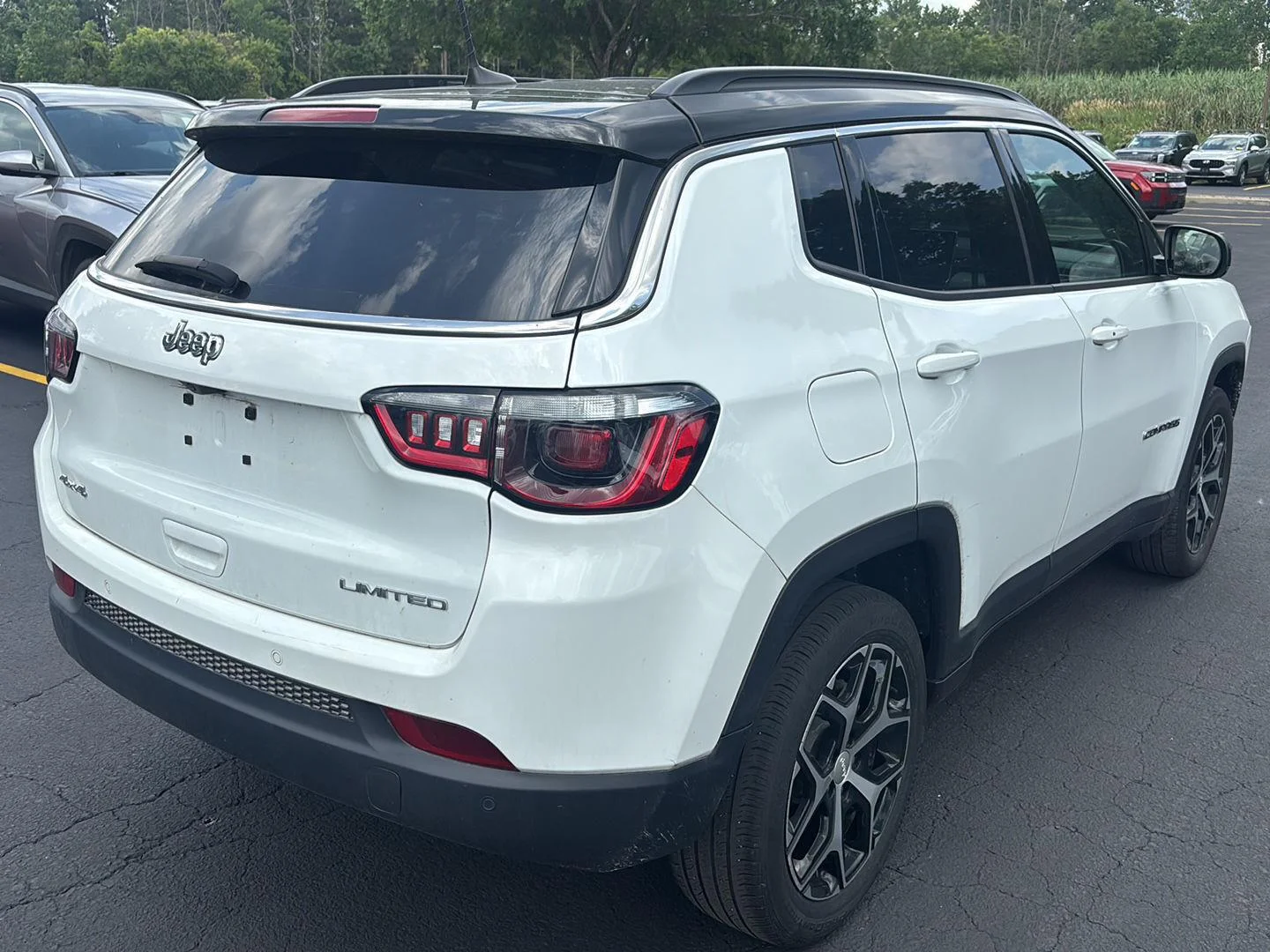 Used 2024 Bright White Clearcoat Jeep Limited image 6