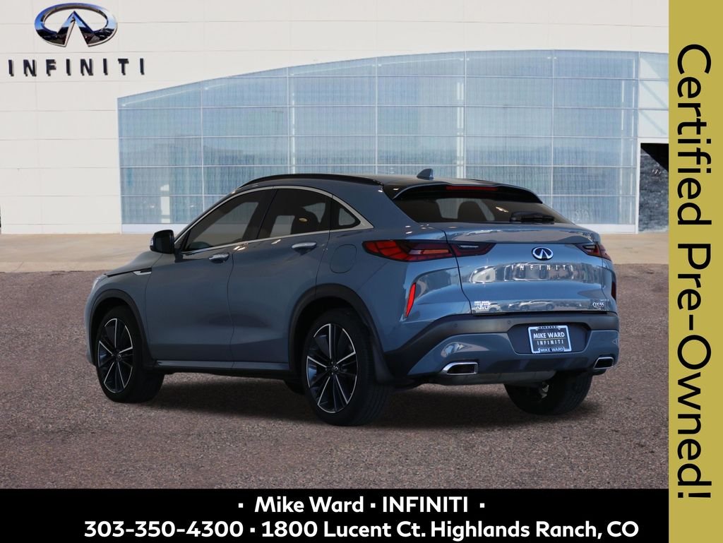 Certified Used 2025 Gray INFINITI LUXE image 3