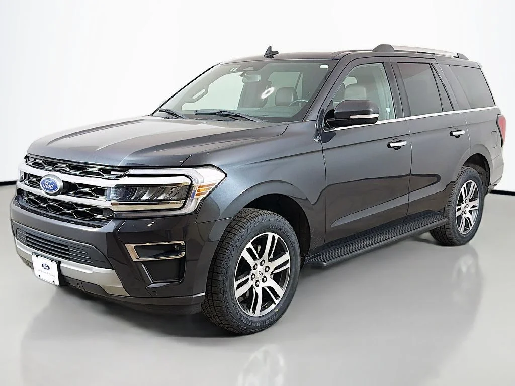 Used 2024 Dark Matter Gray Metallic Ford Limited image 14