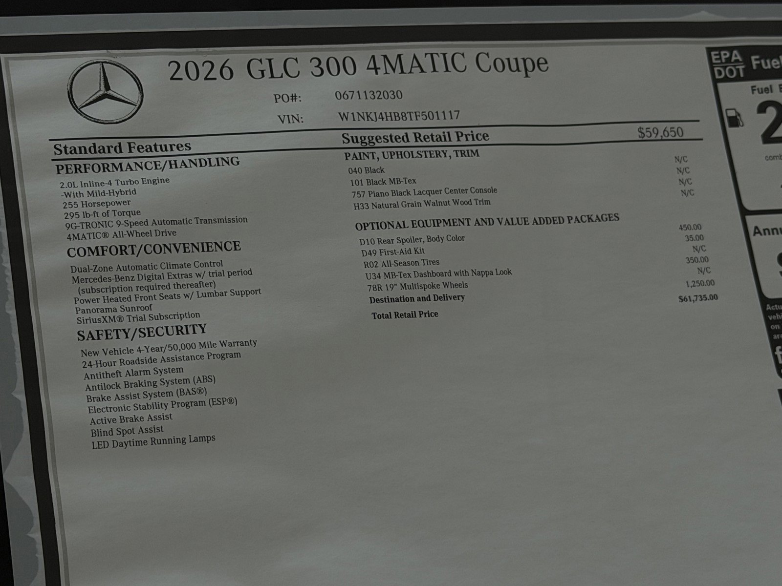 New 2026 Black Mercedes-Benz GLC 300 image 48