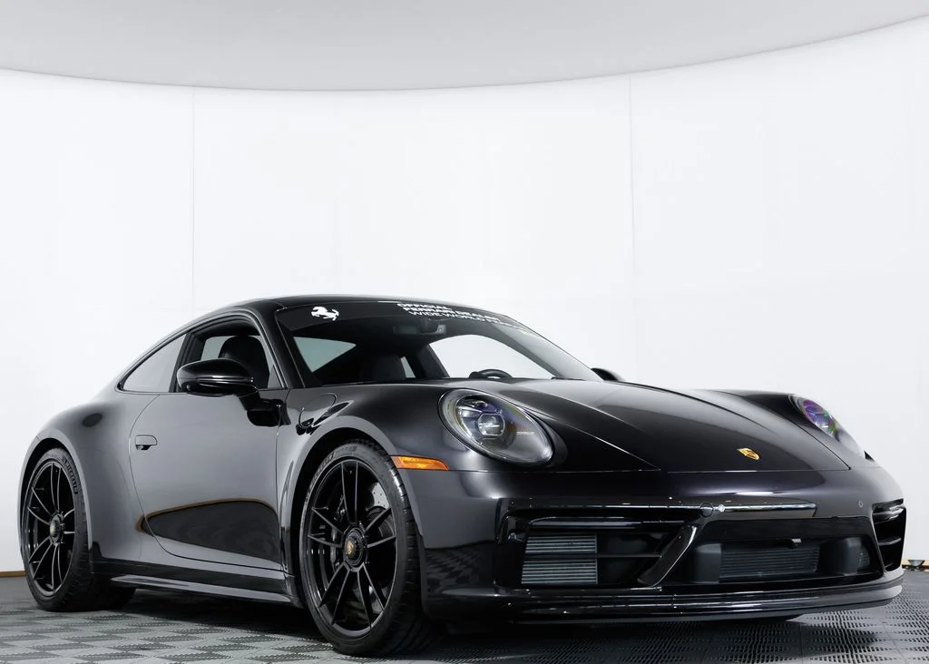 Used 2023 Black Porsche Carrera 4 GTS Manual image 3