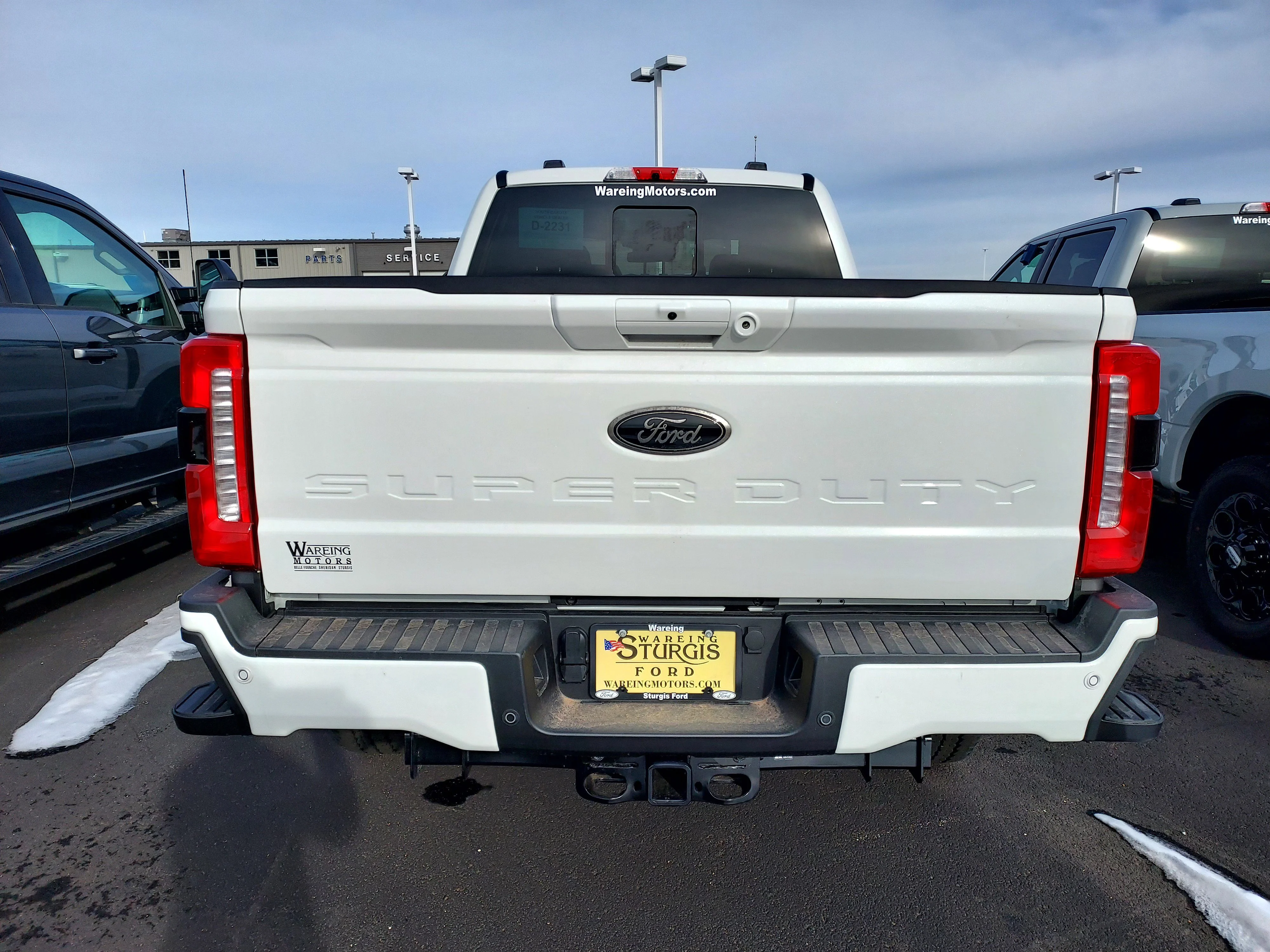 New 2026 Star White Metallic Tri-Coat Ford LARIAT image 6