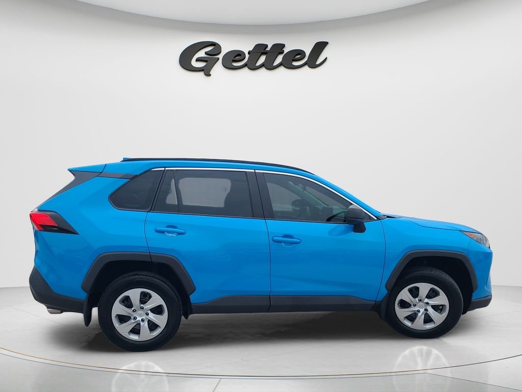 Certified Used 2021 Blue Toyota LE image 4